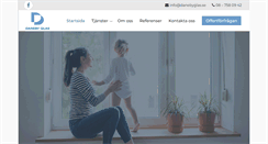 Desktop Screenshot of danebyglas.se